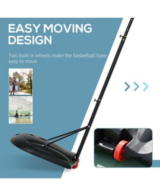 Portable Basketball Sd & Height Adjustable with Fillable Bottom Base