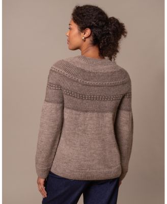 British Wool Yoke Pattern Sweater