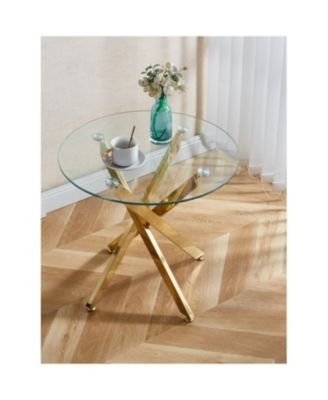 Mid-Century Glass Top Dining Set