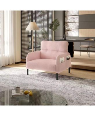 Corduroy Wide Seat Chair - Living Room/Bedroom