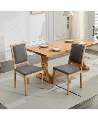 Louis Dining Chairs, Set of 2, Gray