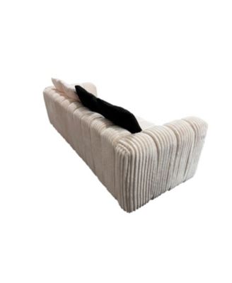  82.68-inch high-end corduroy multi-seat sofa