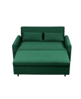 61" Fabric Sofa Bed - Storage, Adjustable, Indoor/Outdoor