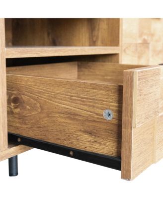 78" TV Stand for 65-85 Inch TV, Entertainment Center with Storage