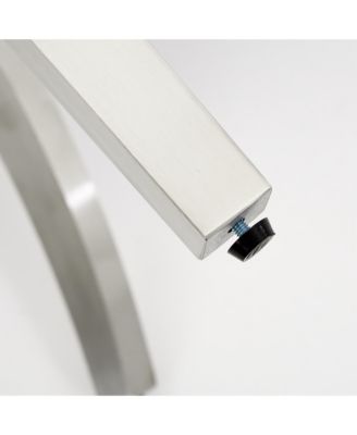 Streamdale Mid Century Blue Chenille Dining Chairs (Set of 2