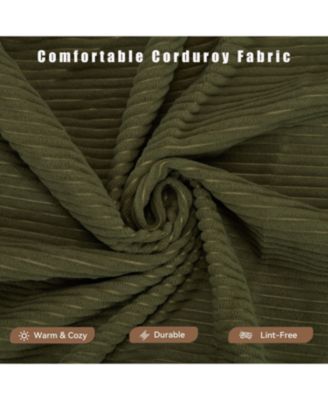 Modular Corduroy Sofa Bed - Green