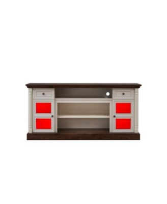 Streamdale Farmhouse Fireplace TV Stand, 70-inch Entertainment Center with LED