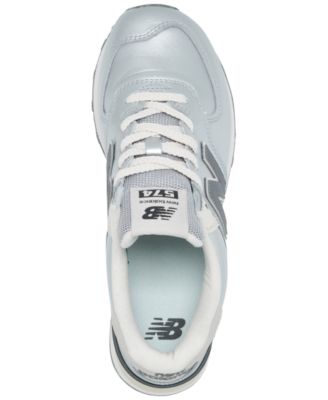 Women's 574 Metallic Casual Sneakers from Finish Line