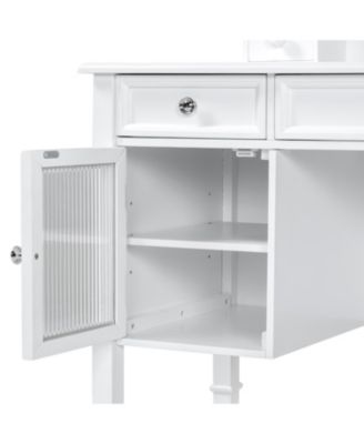 Makeup Vanity Desk with Adjustable Mirror