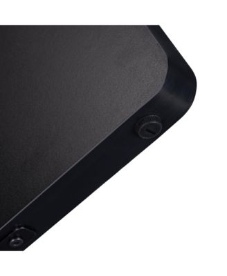 43" Faux Marble Round Dining Table - Mid-Century Modern