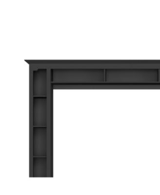 Modern Entertainment Center Wall Unit - 80" TV Stand, Black