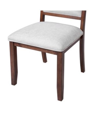 Farmhouse Upholstered Dining Chairs Set of 4