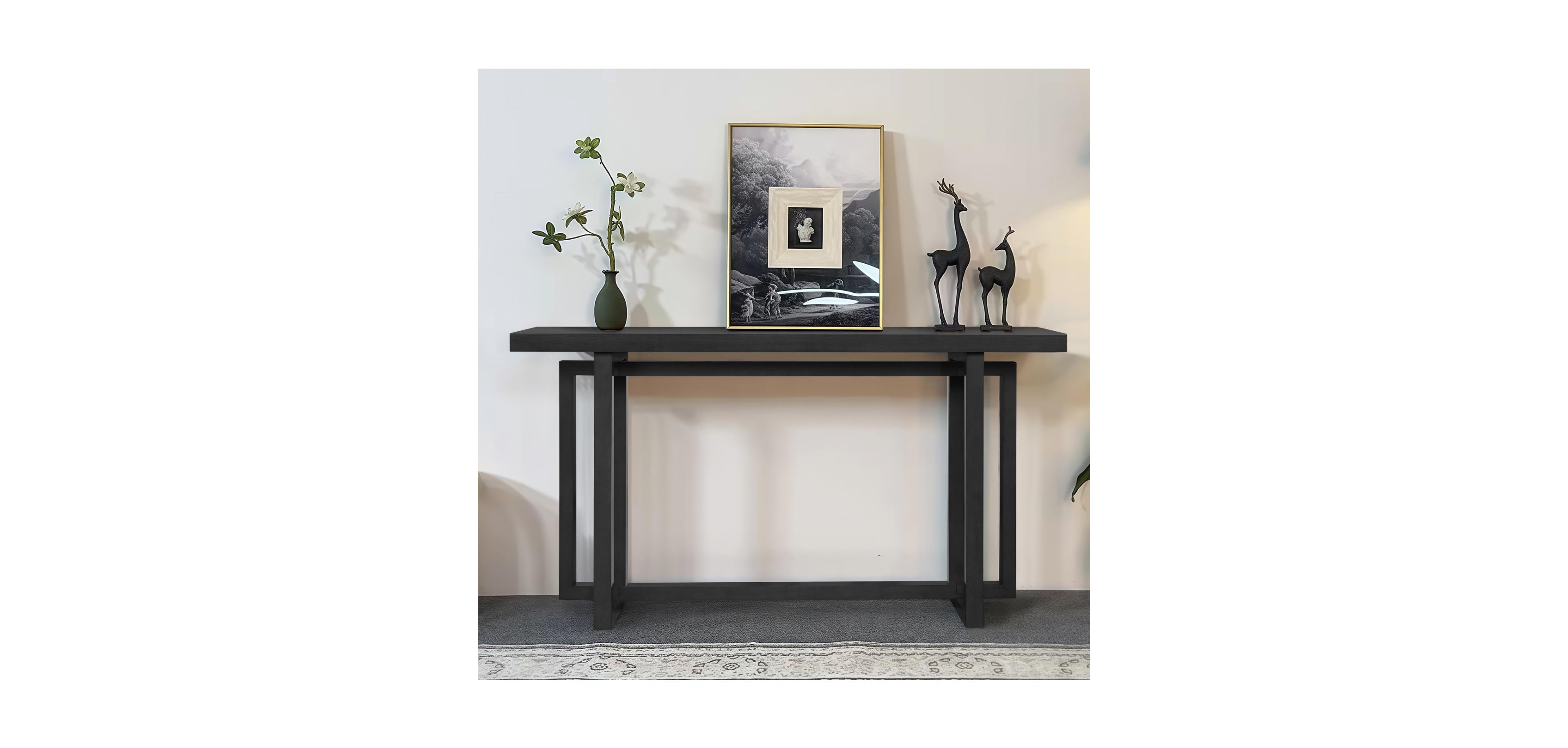 Streamdale Furniture 59" Narrow Console Table - Entryway/Sofa Table