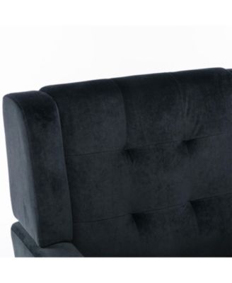 Velvet Accent Chair with Legs