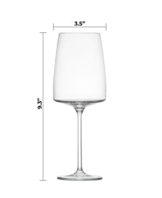 Sensa Crystal Red Wine Glasses, Set of 4