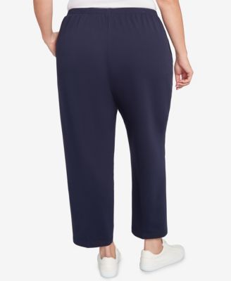 Plus Size Classic French Terry Short Length Pants