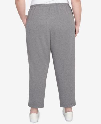 Plus Size Classic French Terry Average Length Pants