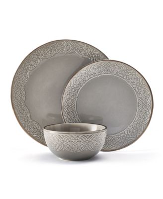 Emma 12 Pc. Dinnerware Set, Service for 4