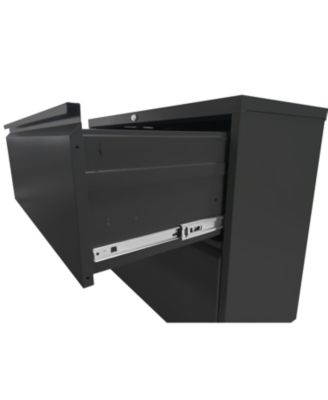 2-Drawer Lateral File Cabinet with Lock - Heavy Duty, Easy Assembly