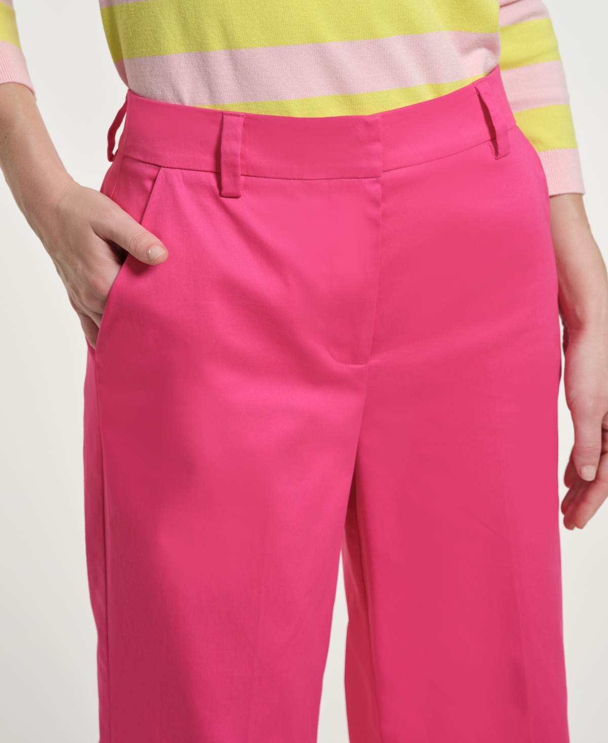 Isaac Mizrahi Women's High-Rise Trousers