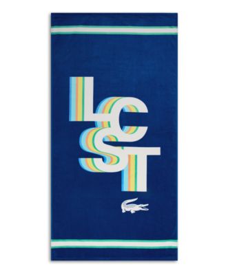 Lcst Playful Letters Cotton Beach Towel, 36" x 72"