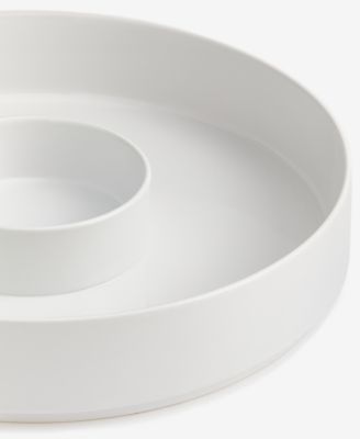 Morgan Ceramic Chip & Dip Server