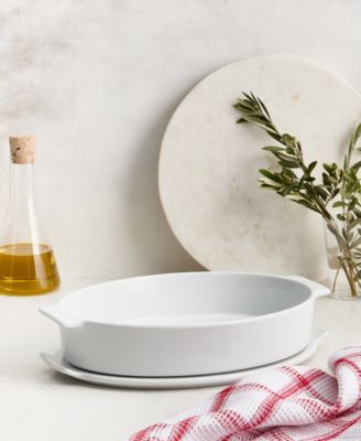 James Ceramic Oval Baker With Lid