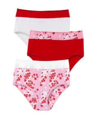 Women's Full Coverage Stretch Cotton Color Block Brief 3-Pack
