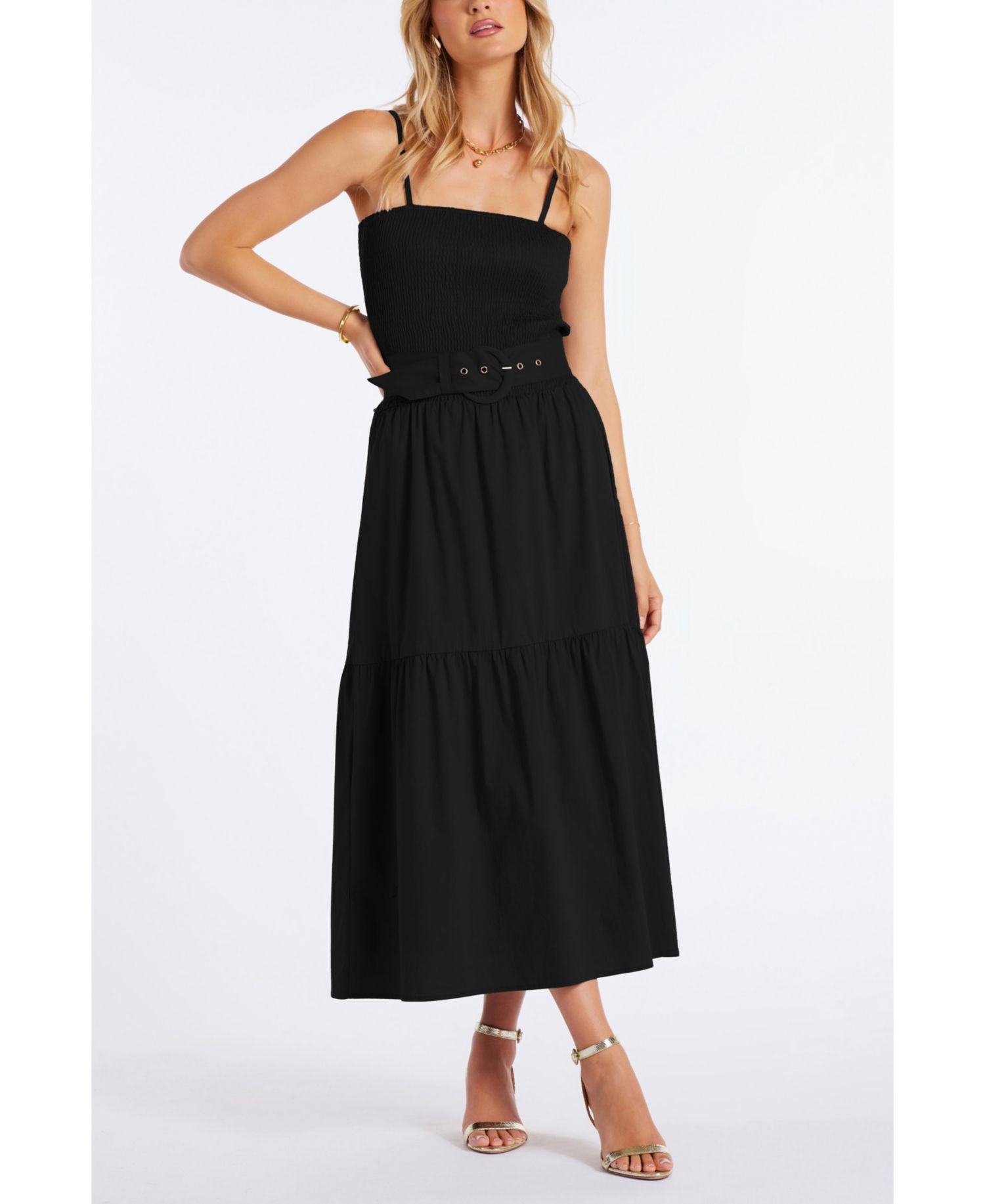 Women's Bishop + Young Stella Smock Tiered Dress
