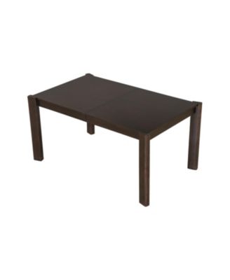 Expandable Walnut Farmhouse Dining Table (59-73")