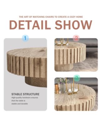 Modern Minimalist Circular Coffee Table