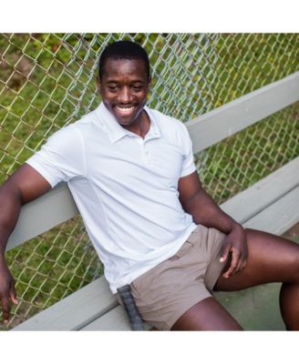 Men's UPF 50+ Sun Protective Short Sleeve Collared Shirt