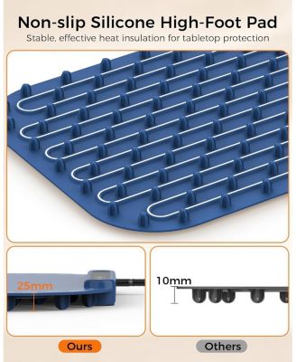 Warming Mat for Food, Electric Food Warming Mat, Fast Full-Surface Heating, 3 Temp Settings, Portable Rollable Food Warmer for Gatherings