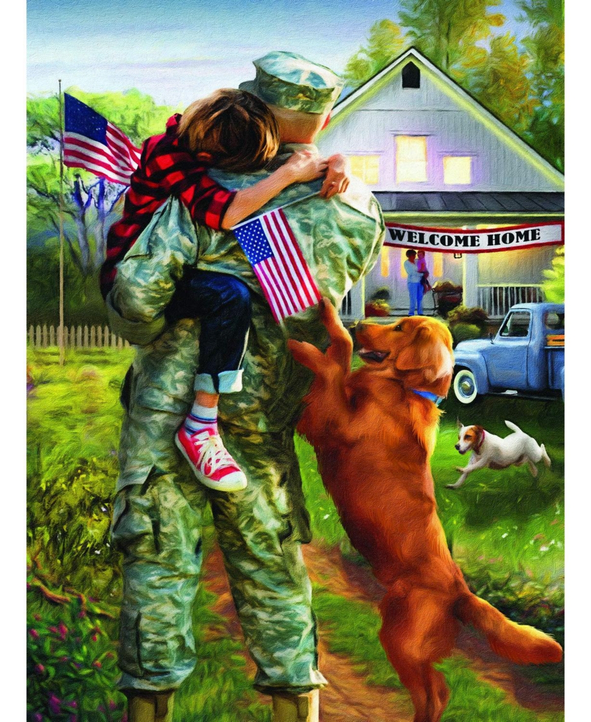 SunsOut A Warm Welcome Home piece Jigsaw Puzzle for Adults