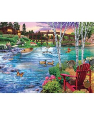 Bridge Fishing 300 piece Jigsaw Puzzle for Adults