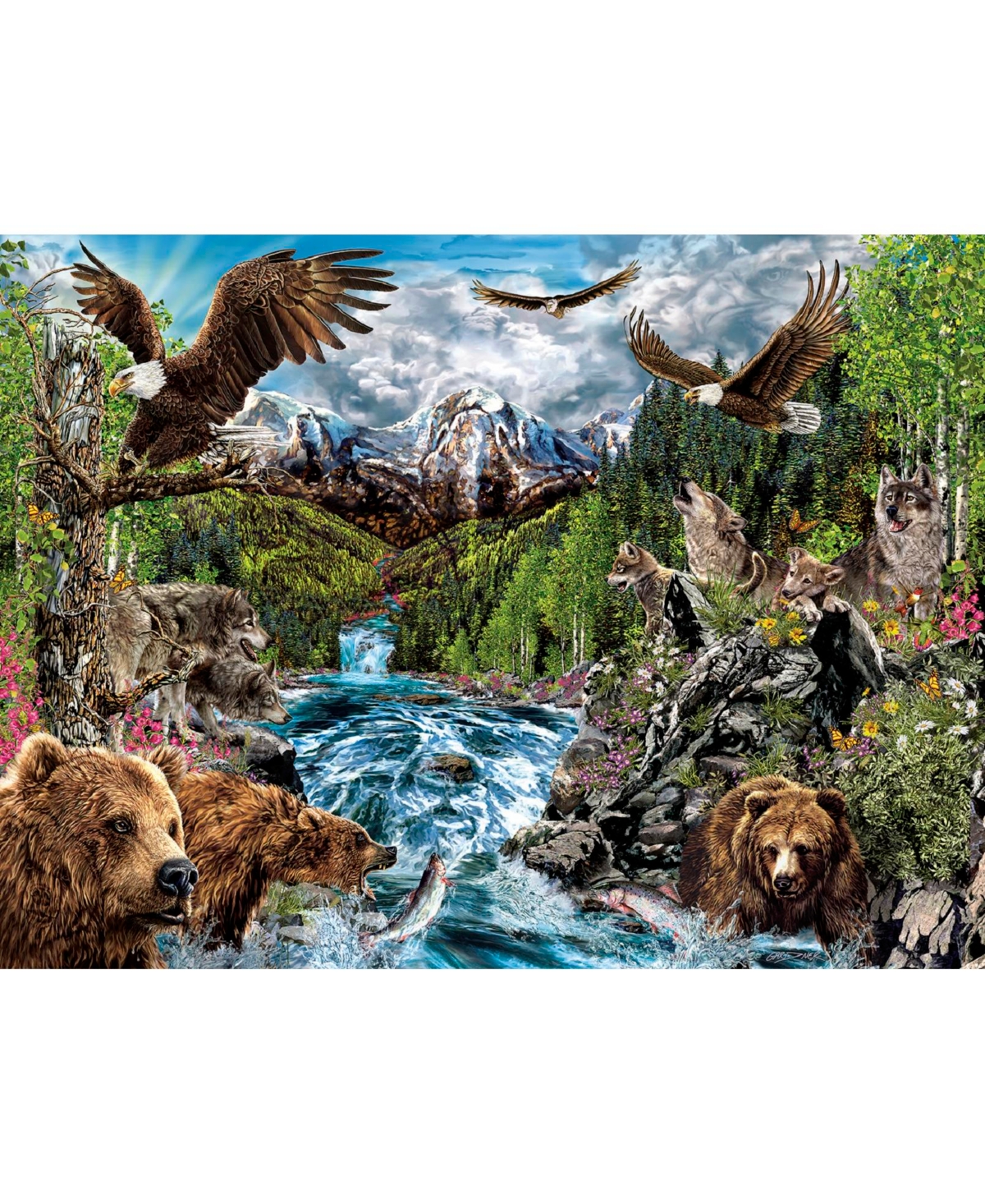 SunsOut River of Life 1000 piece Jigsaw Puzzle for Adults
