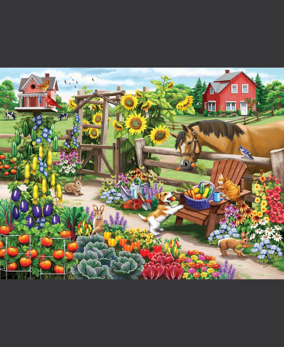 SunsOut Sharing a Snack 1000 piece Jigsaw Puzzle for Adults
