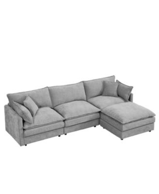 Modular 105 Inch L Shaped Couch for Living Room