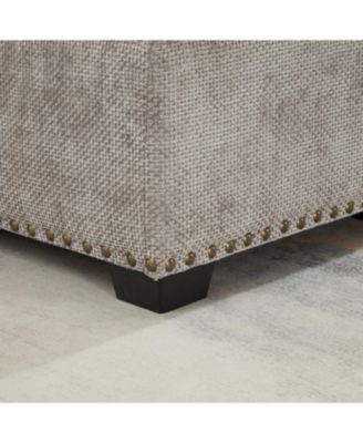 97" L-Shaped Sectional Sofa with Ottoman