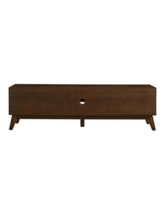 Rattan TV Stand for 75" TVs - Walnut