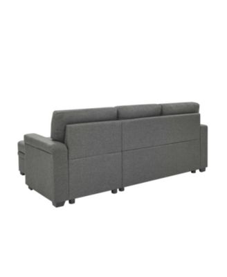 86" Upholstered Pull-Out Sofa Bed
