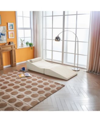 Sponge Sofa Bed- Portable Lounger for Living Room & Bedroom