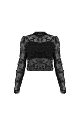 Women's Textured Straight Blouse