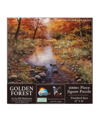 Golden Forest 1000 piece Jigsaw Puzzle for Adults Large Pieces