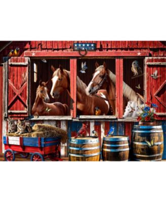 Horse Barn 500 piece Jigsaw Puzzle for Adults Large Pieces
