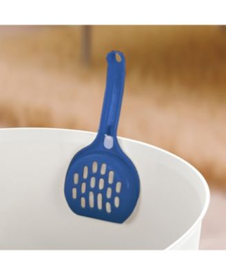 Paw Trax: High Wall Litter Box - White/Blue