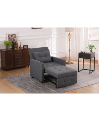 3-in-1 Convertible Sleeper Chair Bed