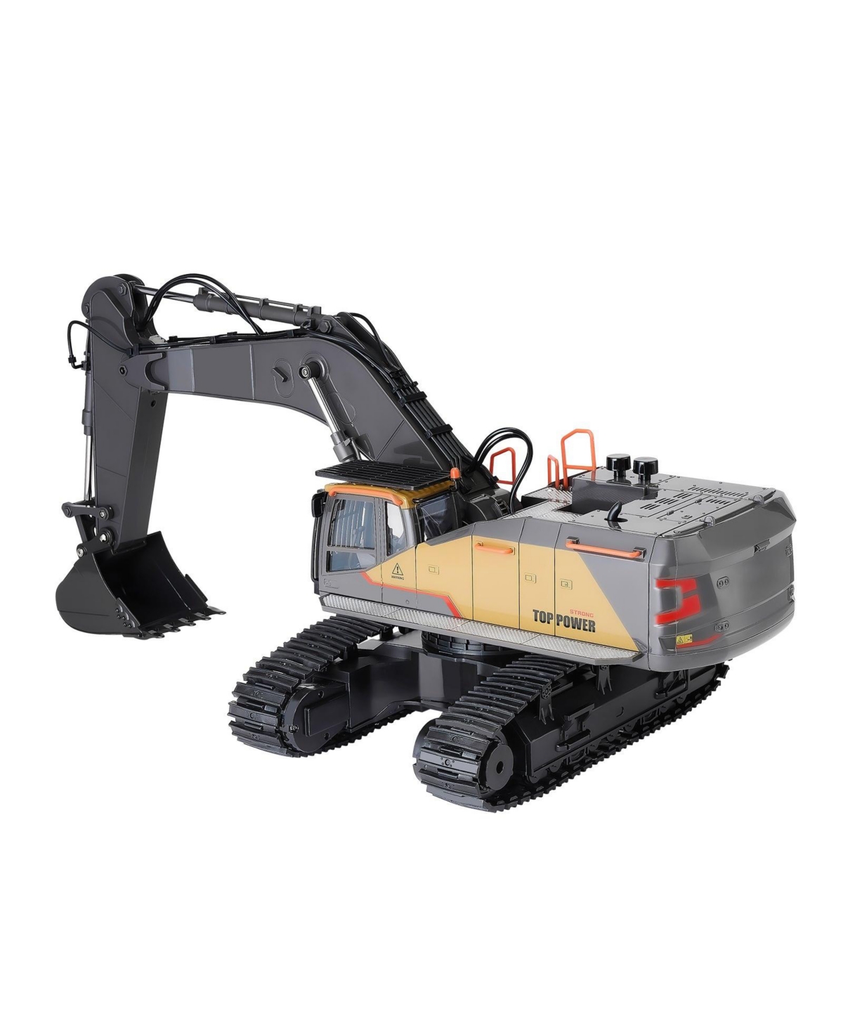 Hongge Remote Control Excavator 1 14 Scale Construction Truck with Functional Arm and Long Play Battery