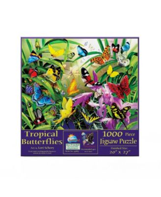 Tropical Butterflies 1000 piece Jigsaw Puzzle for Adults