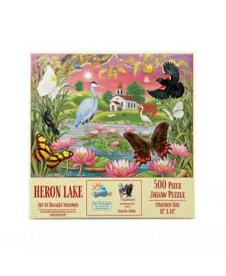 Heron Lake 500 piece Jigsaw Puzzle for Adults